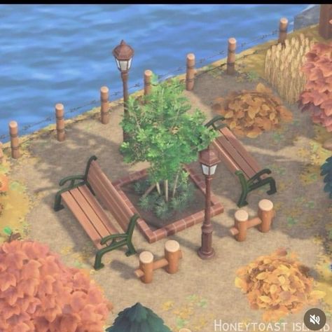 Front Yard Ideas Animal Crossing, Animal Crossing Island Aesthetic Ideas, Animal Crossing Starter Islands, Filler Spaces Animal Crossing, Plaza Design Acnh, Small Space Acnh, Sitting Area Acnh, Acnh Airport Designs, Acnh Barbeque Area