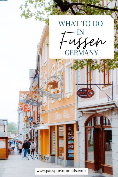 Bavaria Travel, Fussen Germany, Germany Itinerary, Germany Travel Guide, Moving To Germany, Germany Vacation, Germany Trip, Berlin Travel, Europe Trip Itinerary