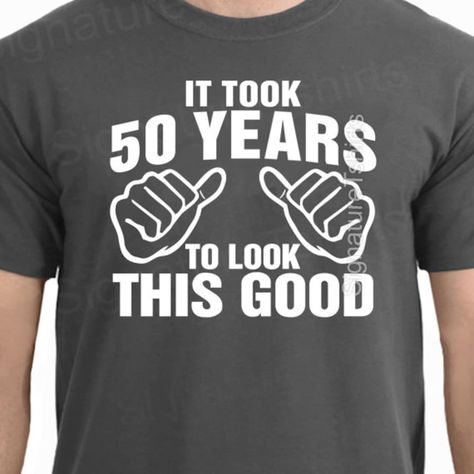 This Mens T-Shirts item by signaturetshirts has 313 favorites from Etsy shoppers. Ships from Sarasota, FL. Listed on Aug 4, 2024 Funny 50th Birthday Gifts, New Baby Announcement, Dad Tshirt, 50th Birthday Funny, New Baby Announcements, Funny Gift Idea, Birthday Funny, Sarasota Fl, Tshirt Ideas