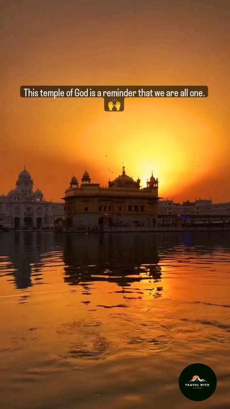 Golden Temple 🙌 | Sri Harmandir Sahib . Check out more amazing videos at @travel_with_aarush 🥹😊🙏 . . . #goldentemple #goldenretriever #golden #amritsar #goldentempleamritsar #waheguruji🙏 #waheguru #traveldestination #amritsardiaries #travelwithaarush #traveler #gurunanakdevji #aarnanakpaarnanak #ikonkar #amritsar #harmindersahib Harmandir Sahib Photography, Sri Harmandir Sahib, Guru Nanak Photo, Spiritual Peace, Golden Temple Amritsar, Spiritual Inspiration Quotes, Harmandir Sahib, Radha Soami, Happy New Year Gif