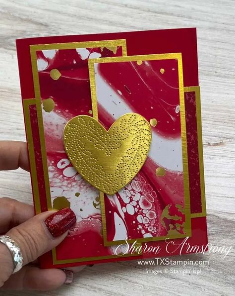 Mystery Stamping with Sharon Armstrong LIVE Every Monday Su Hearts Of Elegance, Stampin Up Hearts Of Elegance, Hearts Of Elegance Stampin Up Cards, Valentines Day Cards Handmade, 2025 Spring, Cards Valentines, Heart Themed, Craft Stash, Su Cards