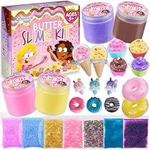 Ice Cream Donut, Slime Making Kit, Sparking Joy, Cream Donut, Cupcake Accessories, Slime Kits, Slime Making, Cupcake Container, Playing With Slime