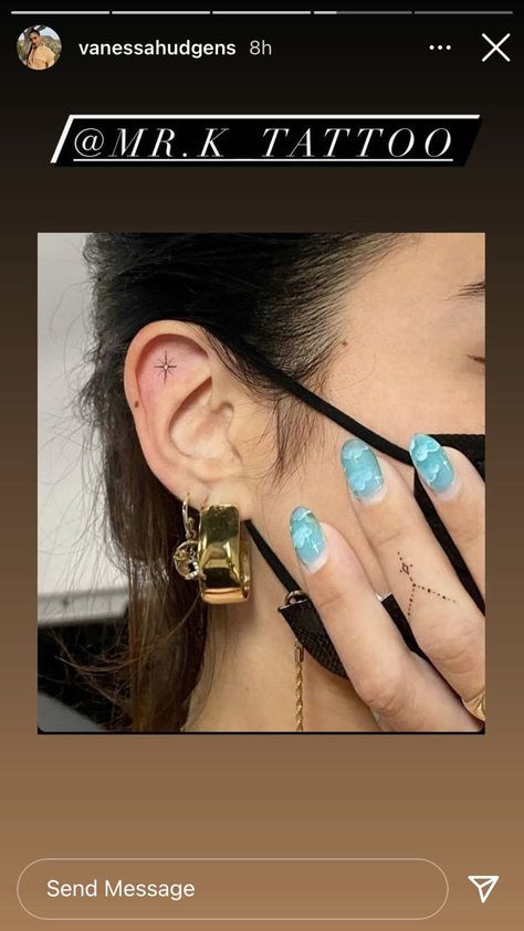 A Guide to All of Vanessa Hudgens's Tiny, Ever-So-Delicate Tattoos Vanessa Hudgens Tattoo, Vanessa Hudgens Tattoos, Vanessa Hudgens Eye Makeup, Vanessa Hudgens Butterfly Tattoo, Piercings And Tattoos, Eight Legged Freaks, The Om Symbol, Vanessa Hudgens Movies, Vanessa Hudgens Beastly