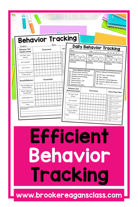 Are you a teacher or support staff looking for help with student behavior data tracking? Have you been told by administration that you need behavior DATA? Well, I have created a guide that covers everything you need to know to successfully implement a data tracking system in your classroom. From understanding the essential role of student behavior data tracking to choosing the right behavior tracker, setting up an effective system, and utilizing behavior charts for positive change. Behavior Tracking Kindergarten, Off Task Behavior Tracker, Whole Class Behavior Chart, Tracking Behavior Data Sheets, Teacher Data Tracking, Tracking Behavior In The Classroom, Sped Behavior Chart, Student Behavior Management, Data Tracker For Students