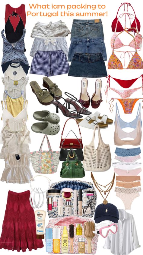 IAM SOOOO EXCITED!! I’m going for 3 weeks!! #outfit#outfitinspo#cute#travel day#summerholiday#summer#erouosummer#eroupe#travel #portugal#portugaltravel #cuteclothes Portugal Summer Outfits, Portugal Aesthetic, Portugal Summer, Travel Portugal, Aesthetic Outfits, 3 Weeks, Portugal, Summer Outfits, Cute Outfits