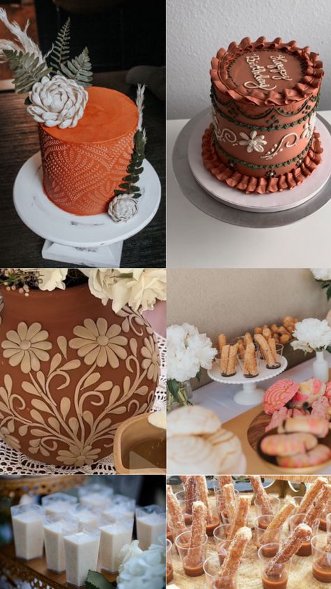 Cielito Lindo Theme Wedding, Pan Dulce Table Ideas, Cantarito Wedding, Cielito Lindo Cake Ideas, Cielito Lindo Baby Shower Theme Desserts, Cielito Lindo Baby Shower Cake, Cielito Lindo Dessert Table, Cielito Lindo Cake, Hacienda Theme Baby Shower Ideas