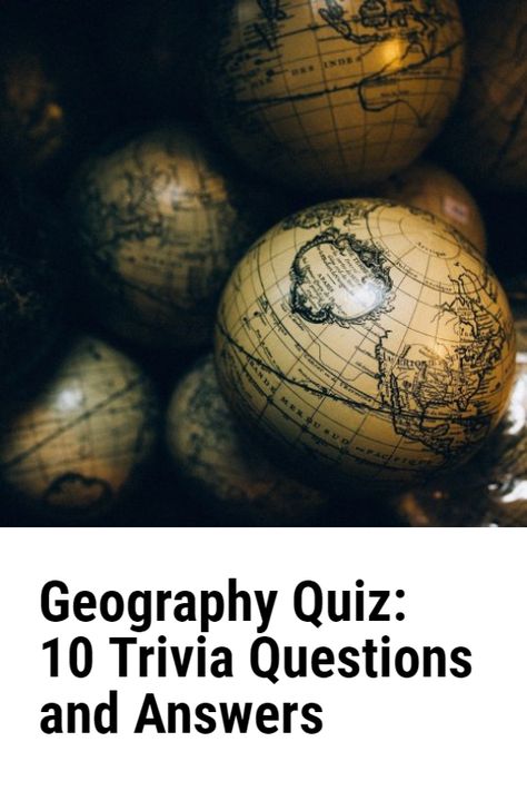 The Geography Quiz consists of some multiple choice trivia questions and answers to test yourself. Can you answer each one correctly? #geography #quizzes #quiz #trivia Geography Trivia Questions And Answers, Geography Quiz Questions, Geography Test, Geography Trivia, Geography Quizzes, Geography Quiz, Quiz Questions And Answers, Trivia Questions And Answers, Trivia Quizzes