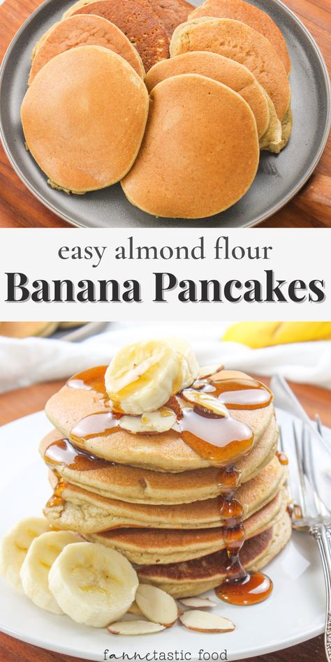 Gluten Free Dairy Free Banana Pancakes, Banana Pancakes Paleo, Pancake Almond Flour, Pancakes Using Bananas, Gluten Free Blender Pancakes, Protein Pancakes Almond Flour, Keto Banana Pancakes Almond Flour, Almond Flour Pancakes Recipe, Pancakes With Almond Flour