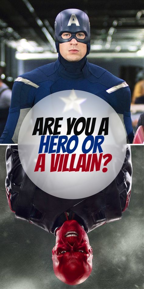 We've all fantasised about which marvel character we'd LIKE to be, but are you a hero? Or are you a villain? Take the quiz to find out! I got Hero!! Are You A Villain Or A Hero, Which Avenger Are You Quiz, What Marvel Character Are You Quiz, Which Marvel Character Are You, Marvel Buzzfeed Quizzes, Villain Quiz, Marvel Quizzes, Avengers Quiz, Marvel Quiz