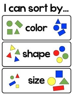 Kindergarten anchor charts that are ready to print and use. Print this anchor chart for individual or small group use or print a poster of this anchor chart at Vista Print. You will use this sorting anchor chart again and again. Click to check out more $1 anchor charts. Sorting Kindergarten, Math Sorting Activities, Kindergarten Posters, Math Sort, Numeracy Activities, Kindergarten Anchor Charts, All About Me Preschool, Social Stories Preschool, Math Charts