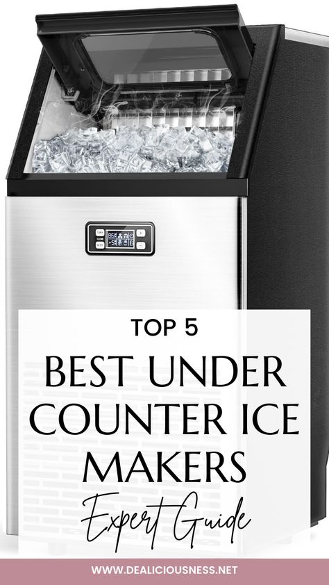 Dealiciousness.net Picks the Top 5 Best Under Counter Ice Makers. We rigorously tested and meticulously rated a wide range of under-counter ice makers, examining every aspect that matters in an appliance designed to keep your drinks perfectly chilled. From ice production capacity to ease of installation and maintenance. We’re here to guide you toward the ideal investment for your ice-cold desires. Replace Dishwasher With Ice Maker, Built In Under Cabinet Ice Maker, Under Cabinet Ice Maker, Under Counter Ice Maker Built Ins, Ice Maker Countertop, Built In Ice Maker In Kitchen, Ice Maker In Kitchen Built Ins, Butler Cabinet, Ice Maker In Kitchen