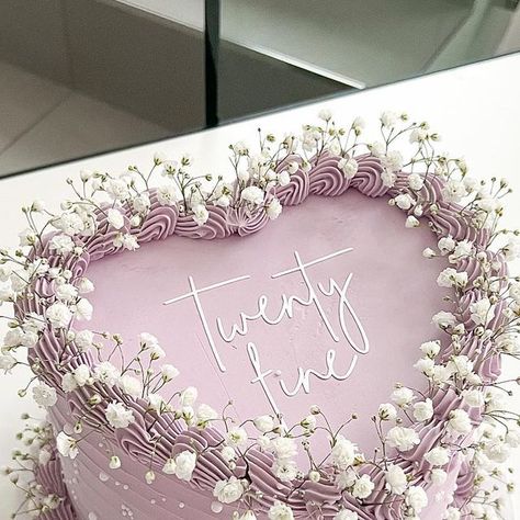 Baked by Julie | West Covina, CA on Instagram: "T W E N T Y F I N E 💜 • • • • #twentyfine #lavender #lavendercake #lambeth #lambethcake #heartcake #heartcakes #heartshape #heartshapecake #vintage #vintagestyle #vintagecake #vintagecakes #buttercreampiping #cake #cakes #cute #cakelove #lacounty #cakesofinstagram #cakestagram #westcovina #supportsmallbusiness #626 #bakedbyjulie_ #customcakes #foodphotography" Lavender Cake With Flowers, Twentyfine Birthday, Heart Baby Shower Cake, Lavender Cake Aesthetic, Heart Shape Birthday Cake, Heart Cake With Flowers, Vintage Heart Cakes Birthday, Lavender Cake Design, Lavender Heart Cake