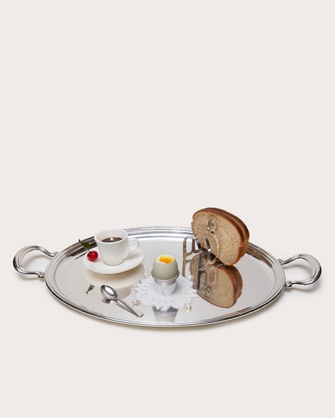 Breakfast is the most important meal of the day. It's a routine that we like to keep special – treating every morning as an occasion, and celebrating the beginning of each day. Gohar Old World introduces a collection of vintage objects for a grand Breakfast in Bed: bean-shaped toast racks, egg cruets, and silver platters that never go out of style. Shop the collection online now at @gohar.world. Ph @rheak. Grand Breakfast, Silver Platters, Toast Rack, Meal Of The Day, Vintage Objects, Breakfast In Bed, Recipe Of The Day, Sacred Space, Interior Inspo