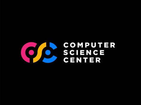 Computer Science Center by Nikita Lebedev on Dribbble Computer Logo Design Ideas, Fintech Branding, Science Logo Design, Programming Logo, Center Logo Design, Cs Logo, Engineering Logo, Science Logo, Youth Logo