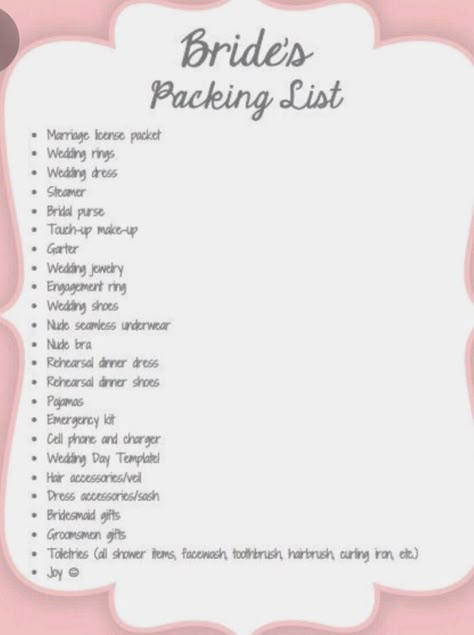 Wedding Packing List, Wedding Decoration Checklist, Wedding Planning Checklist Timeline, Wedding Checklist Timeline, Wedding Emergency Kit, Wedding Planning List, Wedding Packing, Wedding Planner Checklist, Wedding Day Checklist