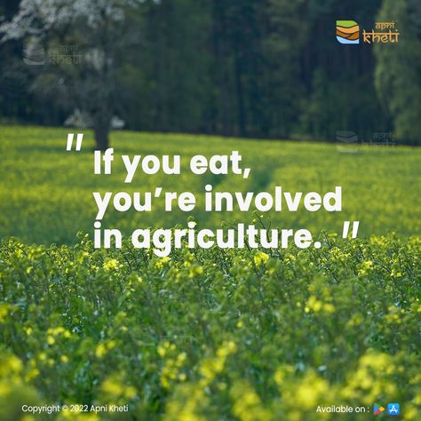 #farmingquote Agriculture Quotes, Farming Quotes, Agriculture Photography, Environmental Quotes, Farm Quotes, Beautiful Words In English, Culture Quotes, All Quotes, Doctor Medical