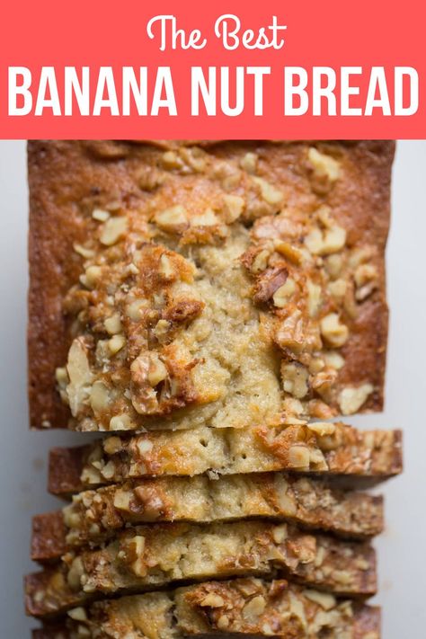 Best Banana Nut Bread, Classic Banana Bread Recipe, Nut Loaf, Classic Banana Bread, Different Nuts, Banana Nut Bread Recipe, Nut Bread Recipe, Banana Walnut Bread, Walnut Bread