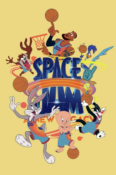 Wallpaper Iphone Space, Space Jam Wallpaper, Looney Tunes Space Jam, Looney Tunes Wallpaper, Dope Wallpaper Iphone, Bola Basket, Western Wallpaper Iphone, Looney Tunes Cartoons, Basketball Wallpaper