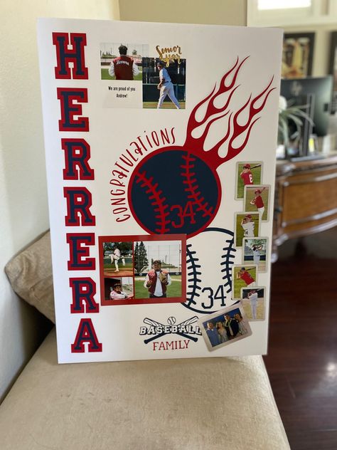 Baseball Posters Ideas, Senior Night Poster Baseball, Senior Day Posters Softball, Baseball Senior Posters, Softball Senior Poster Ideas, Baseball Game Poster Ideas, Softball Senior Posters, Senior Baseball Poster Ideas, Senior Softball Posters Ideas