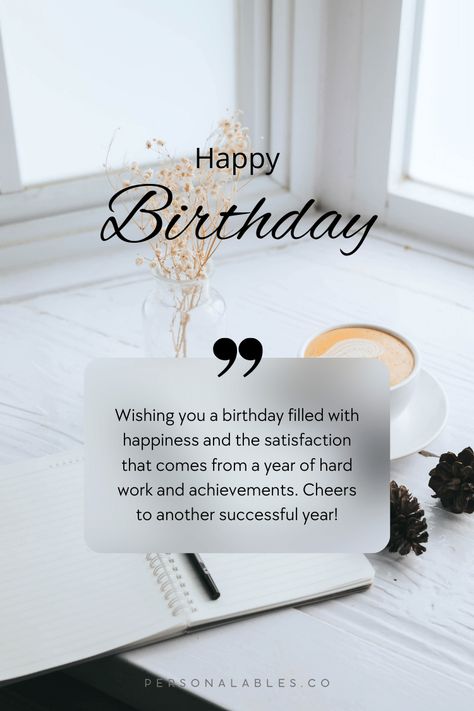 heartwarming-birthday-wishes Birthday Wishes for Colleagues_Boss Birthday Wishes For Leader, Birthday Card For Boss, Boss Birthday Quotes, Office Quotes Wall, Happy Birthday Boss, Birthday Wishes For Mom, Happy Birthday In Heaven, Birthday Wishes For Brother, Boss Birthday