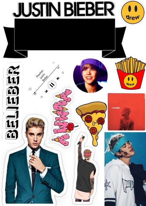 Topper para bolo tema justin bieber 24th Birthday, Justin Bieber, Pins