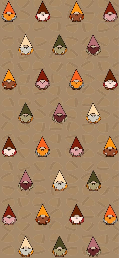 Background Procreate, Gnome Wallpaper, October Wallpaper, Fall Gnome, Create Drawing, Autumn Art, Iphone Wallpapers, Wallpaper Aesthetic, Phone Wallpapers