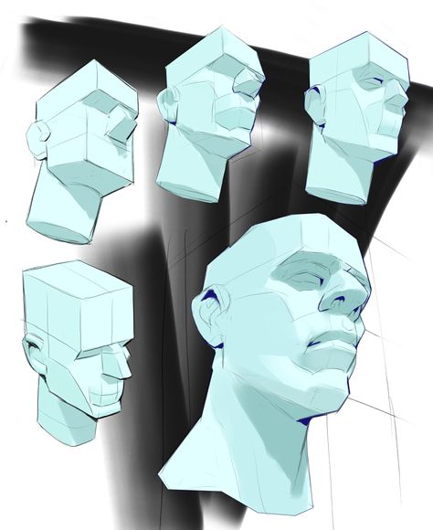 Lower Angle Reference, Head Angles Drawing Reference, Heads From Different Angles, Portrait Angles, Facial Reference, Comp Sci, Head Angles, 100 Heads, Drawing Heads