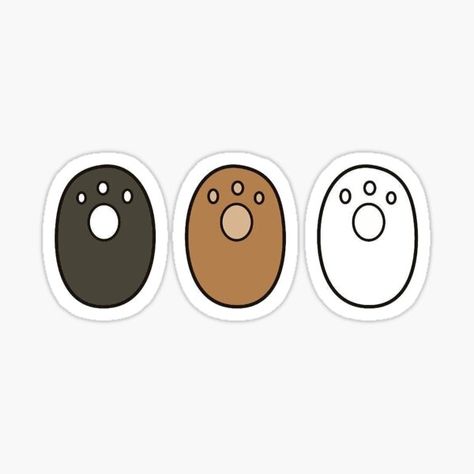 We Bear Bears Stickers, We Bare Bears Merch, We Bare Bears Stickers, We Bare Bears Birthday, Paper Blinds, Ra Themes, Bear Recipes, Bear Names, Story Drawing