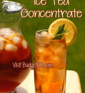 Iced Tea Syrup Recipe, Tea Syrup Recipe, Tea Concentrate Recipe, Crockpot Drinks, Tea Syrup, Tea Concentrate, Sweet Tea Recipes, Making Iced Tea, Tea Drink Recipes