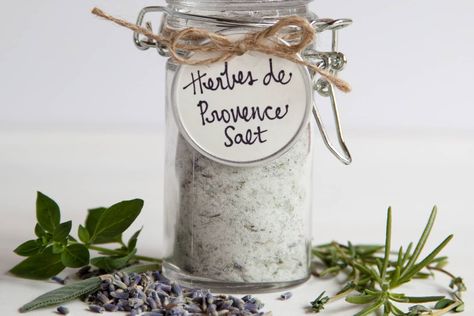 This Herbes de Provence Salt uses a combination of fresh and dried herbs that are typically found in southern France. Like many of the seasoning blends of the same name, I’ve also added lavender to the mix. Try it on fish, poultry, grilled meats, and in stews. A good pinch added to a homemade vinaigrette would make for an excellent dressing on salads and vegetables, too! Although this blend uses fresh herbs, it will keep quite well in the cupboard for several weeks — at least! Homemade Vinaigrette, Finishing Salt, Seasoning Blends, Culinary Lavender, Flavored Salts, Easy Meal Ideas, No Salt Recipes, Herbs De Provence, Dried Herbs