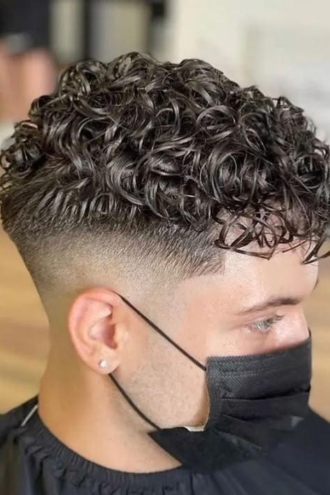 Boys Haircuts Curly Hair, Boys Curly Haircuts, Fade Haircut Curly Hair, Mens Hairstyles Curly, Curly Hair Fade, Human Hair Pieces, Men Haircut Curly Hair, Hair Replacement Systems, Hair Toupee