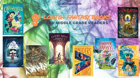 LGBTQ+ Middle Grade Fantasy Book List | alibrarymama Readers Advisory, Middle Grade Fantasy, Queer Books, Fire Book, First Crush, Fantasy Book, Middle Grades, Wings Of Fire, Book List