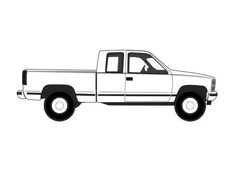 Truck Outline Clip Art | vehicle outlines Vehicle Coloring Pages, Truck Drawings, Truck Tattoo, Air Boat, Bart Simpson Art, Roofing Colors, Truck Wallpaper, Good Luck Horseshoe, Simpson Art