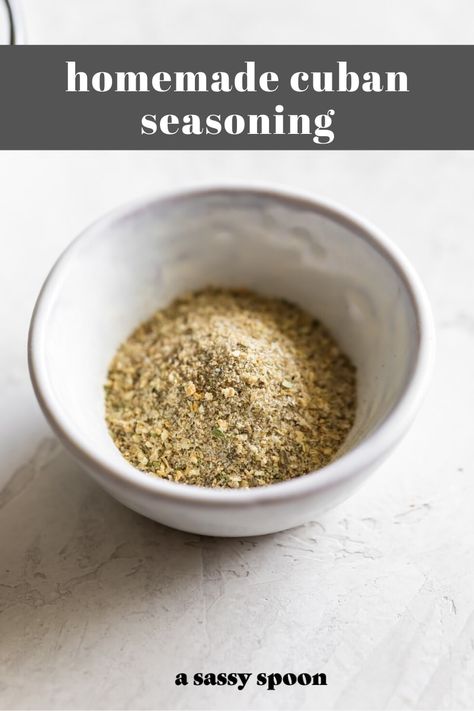 Cuban Seasoning, Complete Seasoning, Citrus Marinade, Homemade Spice Blends, Chicken Breast Recipes Easy, Hispanic Food, Homemade Spices, Homemade Seasonings, Cuban Recipes