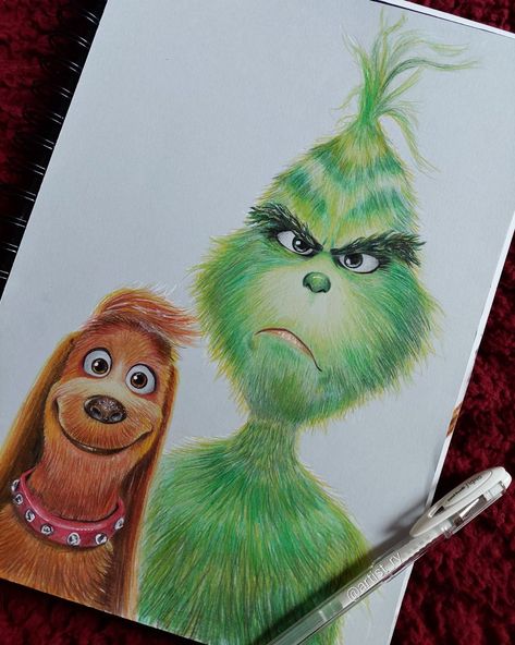 Art, Drawing, Pencil, Grinch, Movie, Fanart Grinch Drawing, Art Account, Easy Drawings Sketches, Christmas Drawing, The Grinch, Number Two, Sketchbook Art Inspiration, Art Sketchbook, Grinch