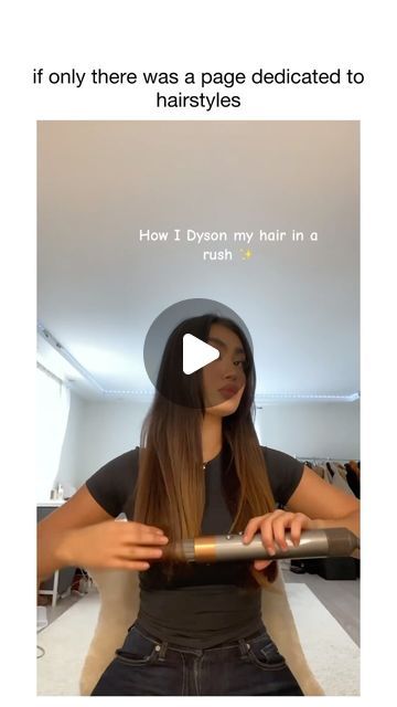 Simple Hairstyles & Diy on Instagram: "@ovo_roro_ shares how she uses the @dyson AirWrap to style her hair in a hurry 💕 . . . . . #dyson #blowdryer #hairproduct #hairtools #dysonhair #dysonairwrap #hairspiration #hairstylingtools #blowoutstyles #hairstyling #hairstyles #hairgoals #hairideas #hairinstagram #besthair #hairbeauty #hairstyled #hairtutorial #hairdo #hairtutorials #hairtutorialvideo #hairvideotutorial #tutorialhair #tutorialhairdo #hairinspo #hairspo #hairvideos" Dyson Air Wrap Hairstyles Long Hair, How To Use Dyson Airwrap, Dyson Hairstyles, Dyson Air Wrap Tutorial, Dyson Airwrap Hairstyles, Hairstylist Post, Dyson Air Wrap, Air Wrap, 3b Hair