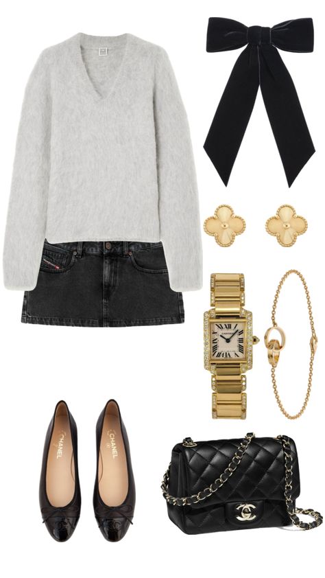 #outfitinspo #outfitideas #outfit #chanel #vancleefandarpels #cartier #oldmoney #elegant Chanel Outfit Classy, Chanel Inspired Outfit, Estilo Blair Waldorf, Chanel Outfit, Uni Outfits, Stockholm Fashion, 가을 패션, Fancy Outfits, Mode Inspiration