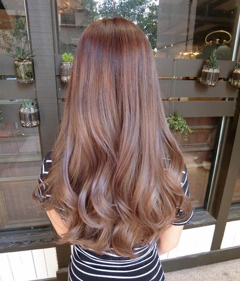 Brownish Red Hair Brownish Red Hair, Light Brown Hair Balayage, Ash Brown Balayage, Natural Brown Hair, Balayage Brown, Ulzzang Hair, Red Ombre Hair, Ash Hair Color, Brown Hair Dye