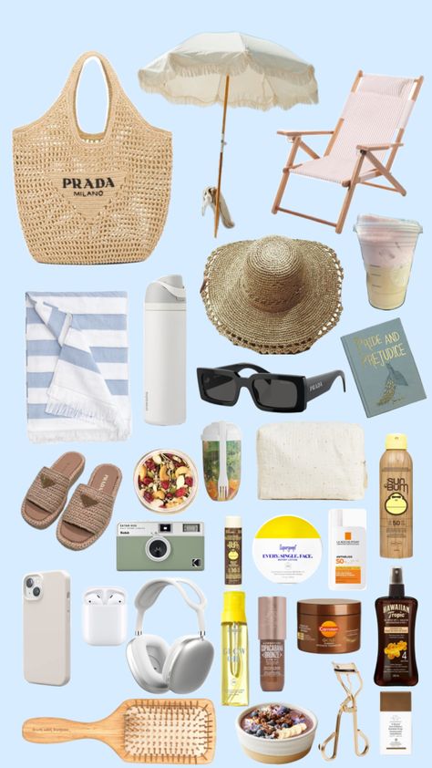 #everything you need for a beach day Perfect Beach Day, Beach Necessities, Beach Wears, Beach Wear, Summer 2024, Beach Day, Summer Beach, Vision Board, Spain