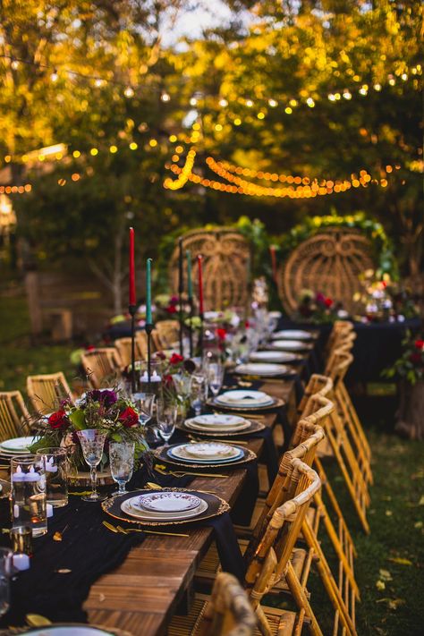 Dark Goth Wedding, Gothic Farm Wedding, Moody Micro Wedding, Backyard Wedding Altar, Mexican Gothic Wedding, Esoteric Wedding, Southern Gothic Wedding, Whimsigoth Wedding, Tiny Wedding Venues