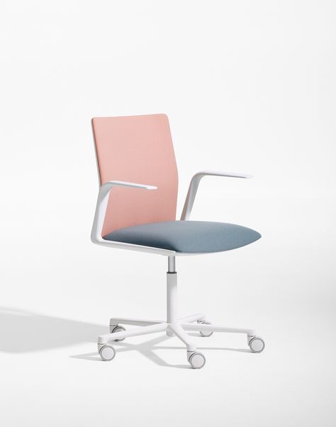 35 Unexpectedly Chic Pieces for an Un-Boring Office - Sight Unseen Shaved Hairstyles, Half Shaved, Best Office Chair, Office Chair Design, Black Office Chair, Work Chair, Pink Chair, Office Seating, Mesh Office Chair