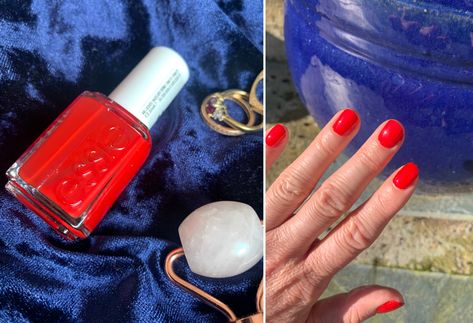 Red Nails: Essie Russian Roulette Red Nails Essie, Essie Russian Roulette, Red Nail Varnish, Nails Essie, Russian Roulette, Summer Manicure, Nail Polish Art, Essie Nail Polish, Essie Nail