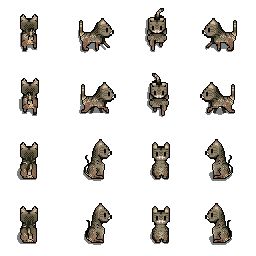 Cat Spritesheet Cat Sprite Sheet, Pixel Art Cat, Creature Reference, Gamer Art, Sprite Sheet, Cat Game, Pixel Art Characters, Pixel Art Games, Kitty Games