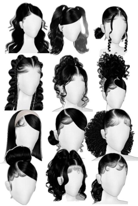 Baddie Hairstyles Y2k, Cute Hairstyles With Side Part, Cute Back To School Hairstyles For Teens, Y2k Hair Curly, Black Hairstyles For Weddings, Hairstyles For The First Day Of School, Sleek Hairstyles Straight Hair, Hairstyles For Your Birthday, Hairstyles With Curled Hair