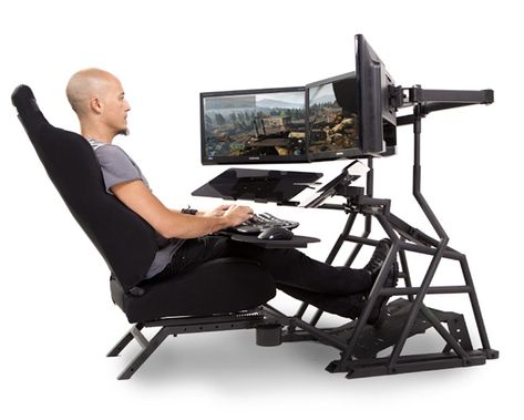 Ergonomic Workstations - Truly Ergonomic Workstations Revolutionizing How We Use Computers | Obutto Computer Station, Ergonomic Seating, Ergonomics Furniture, Ergonomic Desk, Computer Workstation, Pc Desk, Computer Room, Laptop Desk, Computer Setup