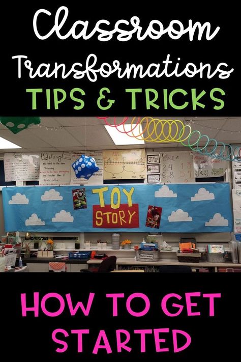 Classroom transformations are a unique way to engage your students in learning. Many teachers across the world have adopted the idea of transforming their spaces into unique places where they can teach and engage their students to learn creatively. When I first started transforming my classroom, I had no idea what I was doing. I soon figured out what worked for me and I'd love to share my strategy with anyone who is considering a classroom transformation but aren't sure where to begin. Teaching Hacks, Math Activities Elementary, Classroom Hacks, Fun Classroom Activities, Classroom Transformation, Social Studies Classroom, 3rd Grade Classroom, Theme Days, Flipped Classroom