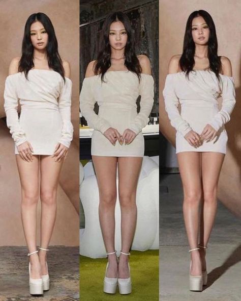 Jennie Wearing Dress, Jennie Party Outfit, Jennie Outfit Dress, Tight Dress Outfit Party, Neat Casual Outfits, Nyc Fits, Ruby Jane, Girls Collection, Event Outfit