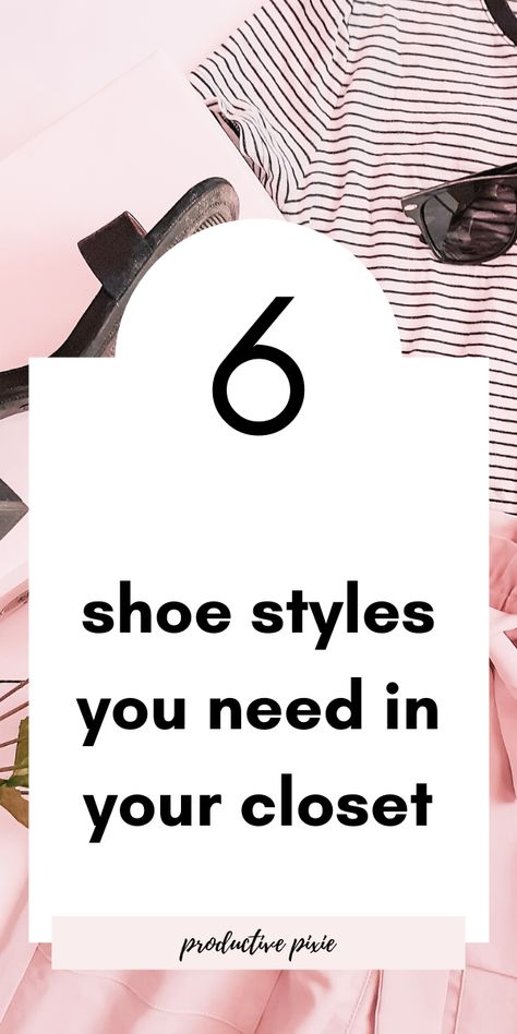 Do you sometimes wonder how many shoes you should have? Do you have twenty-five pairs of shoes in your closet, when you only wear five regularly? Maybe it is time for you to figure out how many pairs of shoes you actually need. This post will tell you the main shoes you should have in your closet and then you can decide for yourself which of the other pairs of shoes in your closet you actually need. :) Basic Heels To Have, How Many Shoes Do You Need, Shoes To Have In Your Wardrobe, Shoes You Need In Your Closet, Shoes Every Woman Should Have, Basic Shoes To Have, Minimalist Shoe Collection, Must Have Footwear For Women, Shoes For Short Women