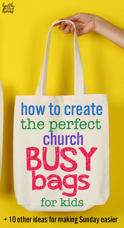 Church Busy Bags, Worship Bags For Kids, Worshipping God, Kids Church Activities, Kids Church Lessons, Cant Focus, Kids Sunday School Lessons, Keeping Kids Busy, Activity Bags