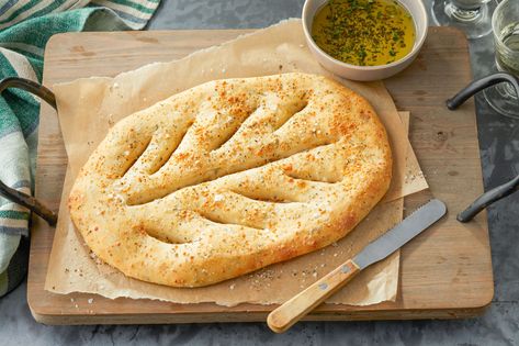 How to Make Fougasse Fougasse Bread Recipe, Fougasse Recipe, Fougasse Bread, Best Time To Eat, Creamy Dip, Taste Of Home, Pot Pie, Dry Yeast, Bread Recipe